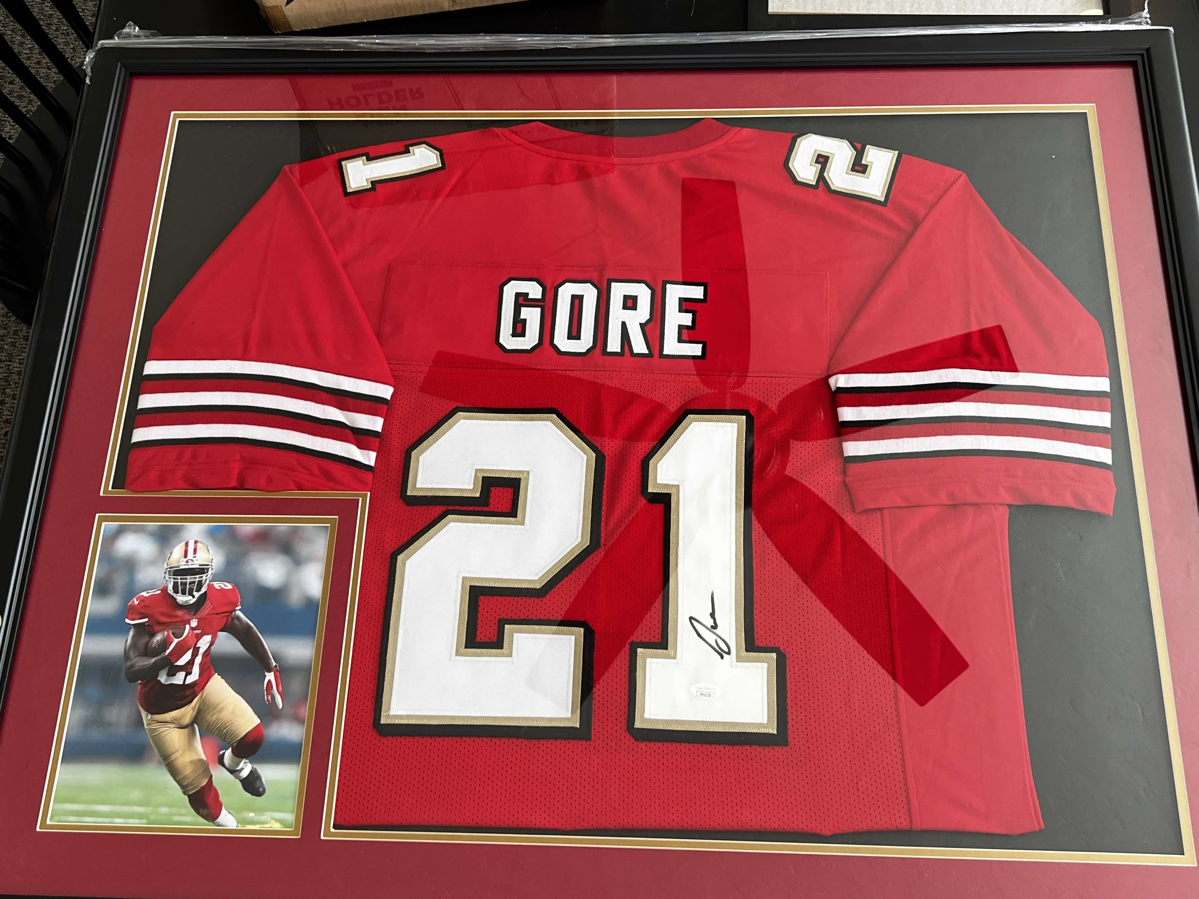 Frank Gore Signed Jersey