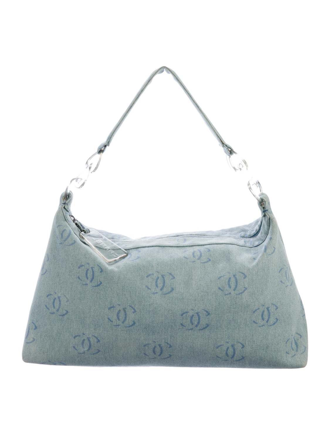 Chanel denim hobo discount bag