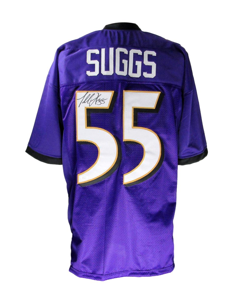 Terrell Suggs Autographed Ravens Jersey, 2022armyheritage