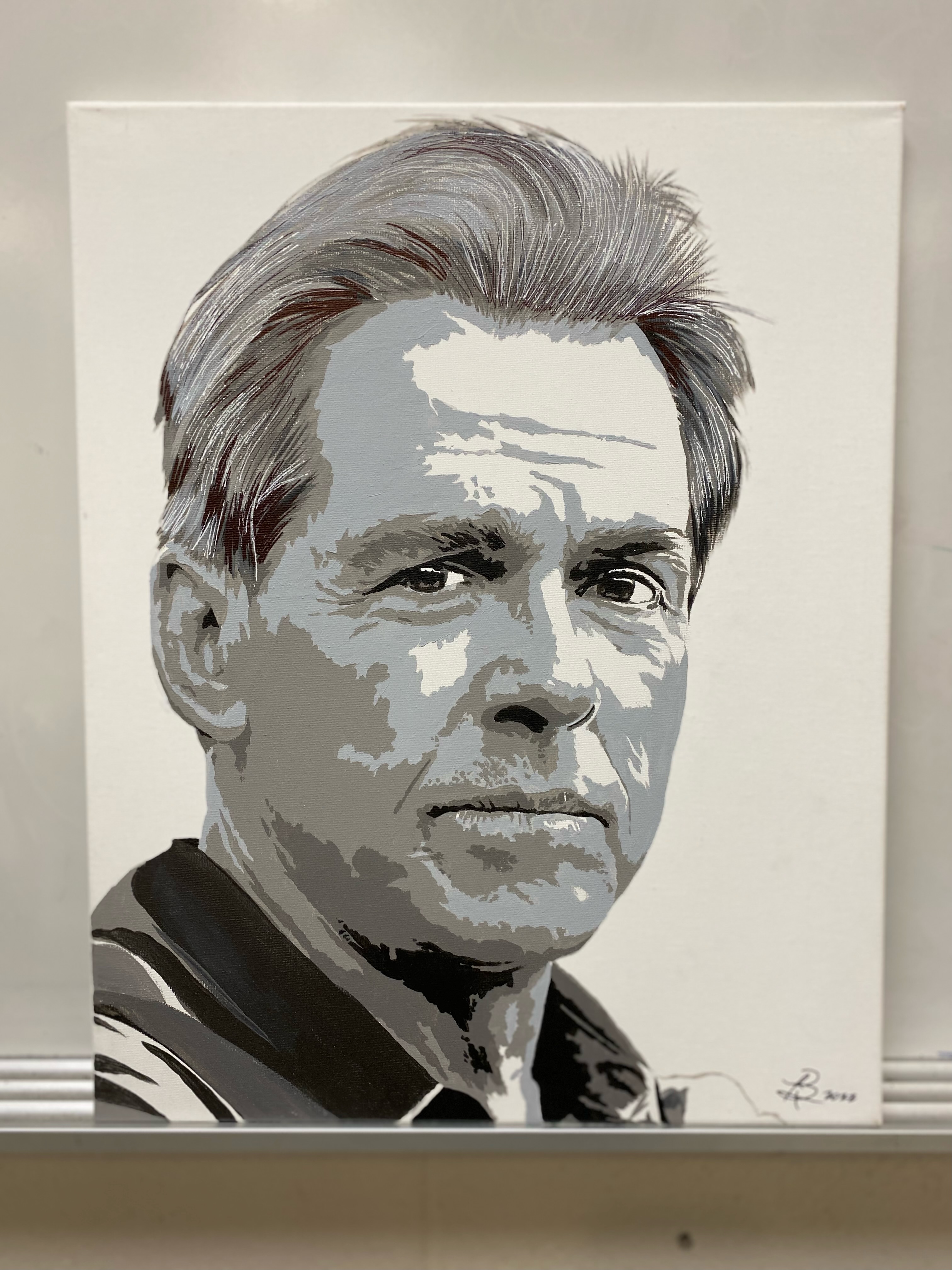 Nick Saban Original Portrait by Austin Boyd 2022drawdown