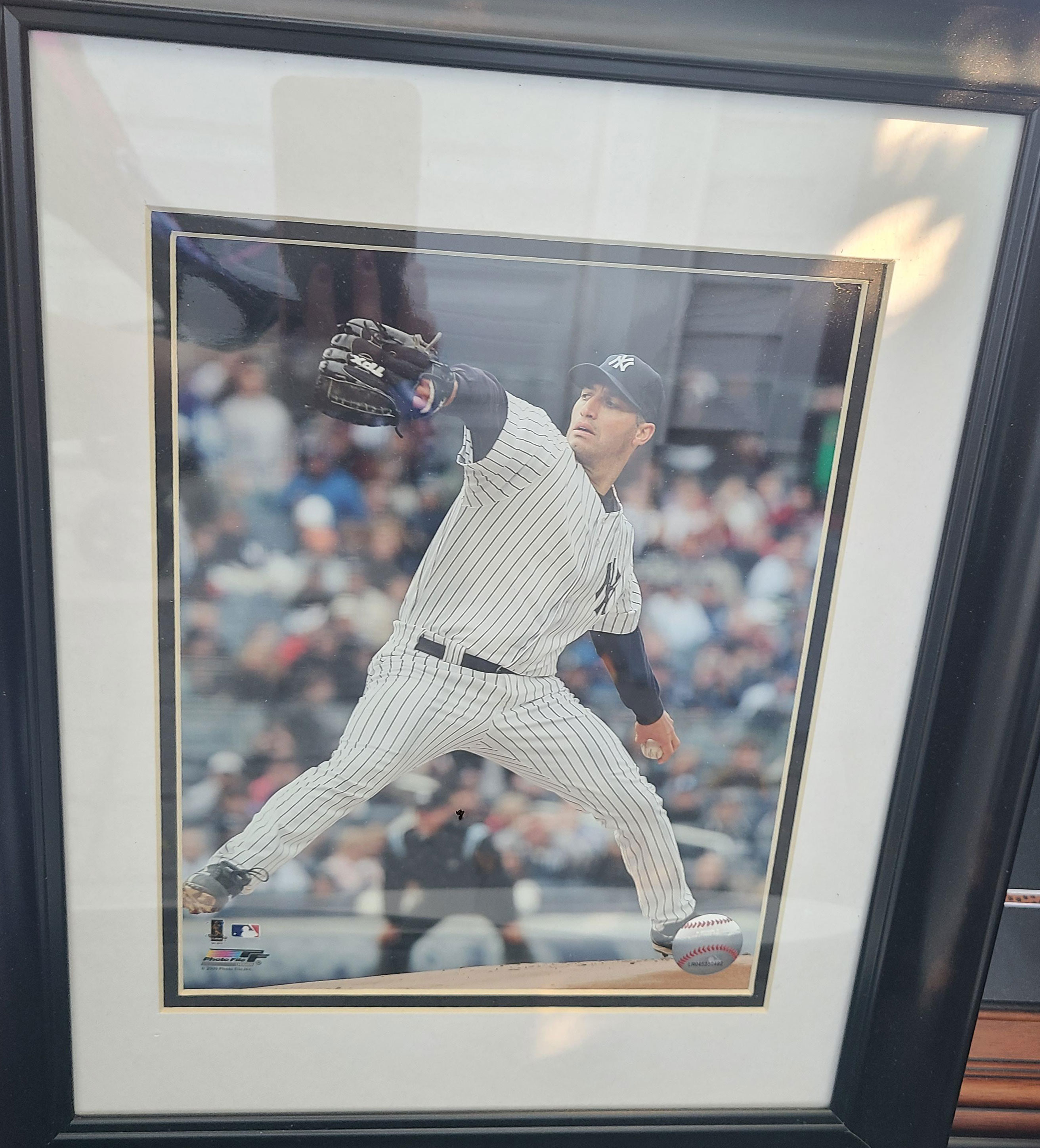 SPORTS: Andy Pettitte Photo and Autographed Baseball