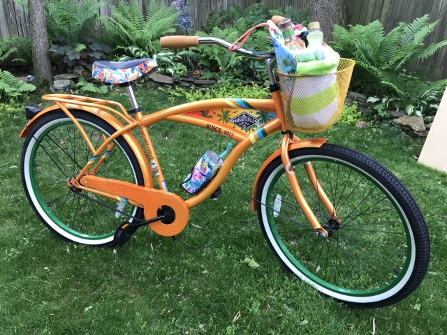 margaritaville bike basket