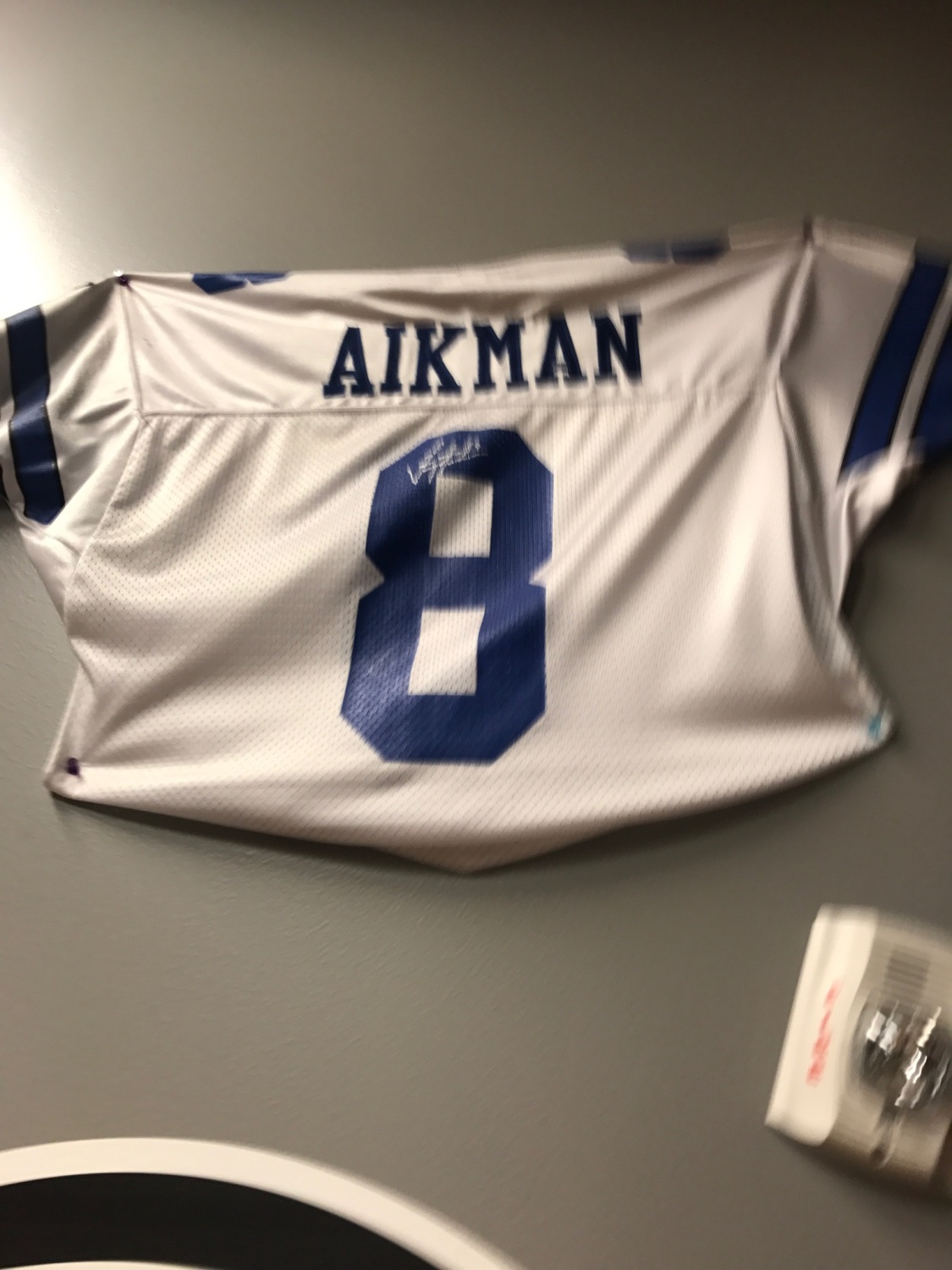 Charitybuzz: Troy Aikman Autographed Football Jersey