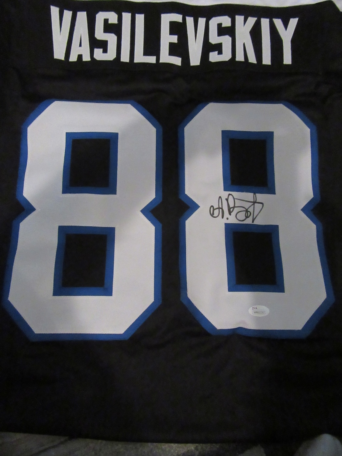 Andrei Vasilevskiy Signed Jersey (JSA)