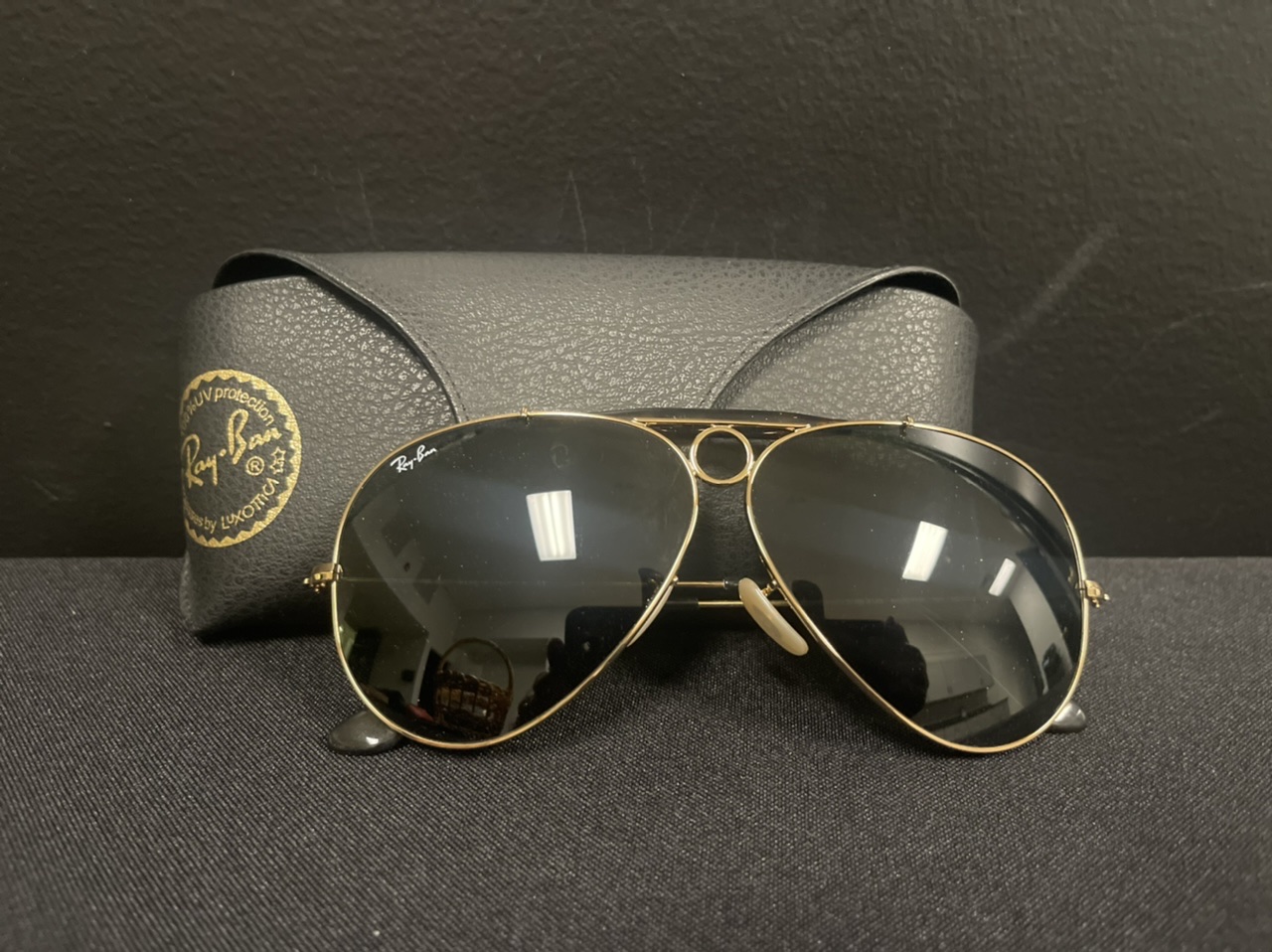 Ray-Ban Shooter Sunglasses | cb23 | Bid Now - ☑ $90 ...