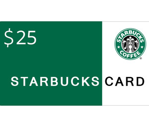 Starbucks $25 Gift Card