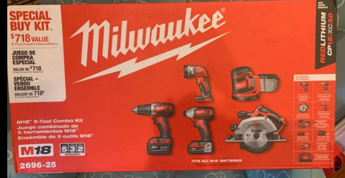 Milwaukee Piece Tool KIt cwa2021 Bid Now ☑ $400 ...