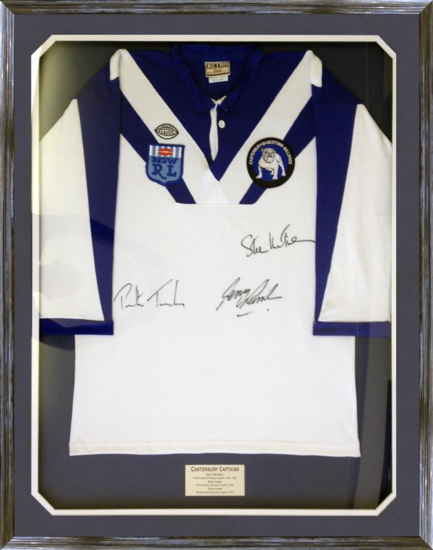 Canterbury Captain's Premiership signed jersey