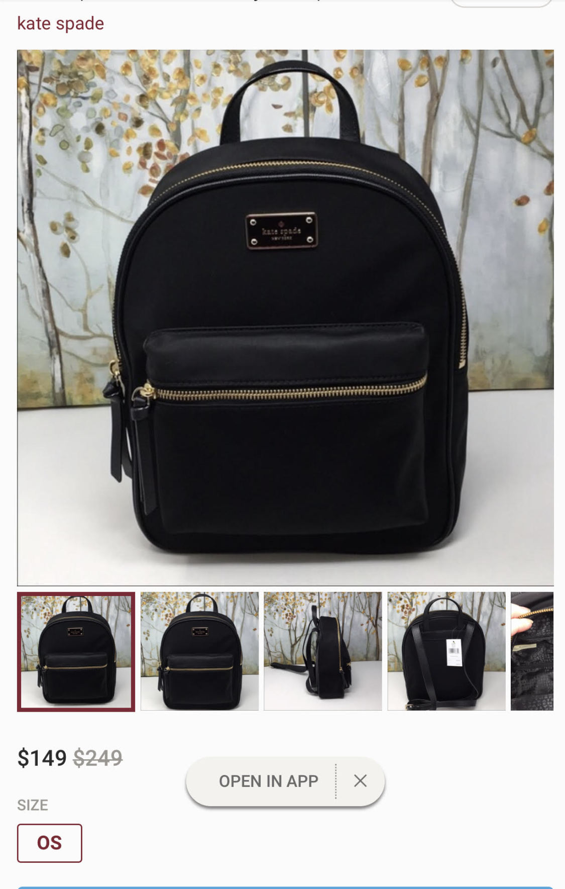 kate spade small bradley backpack