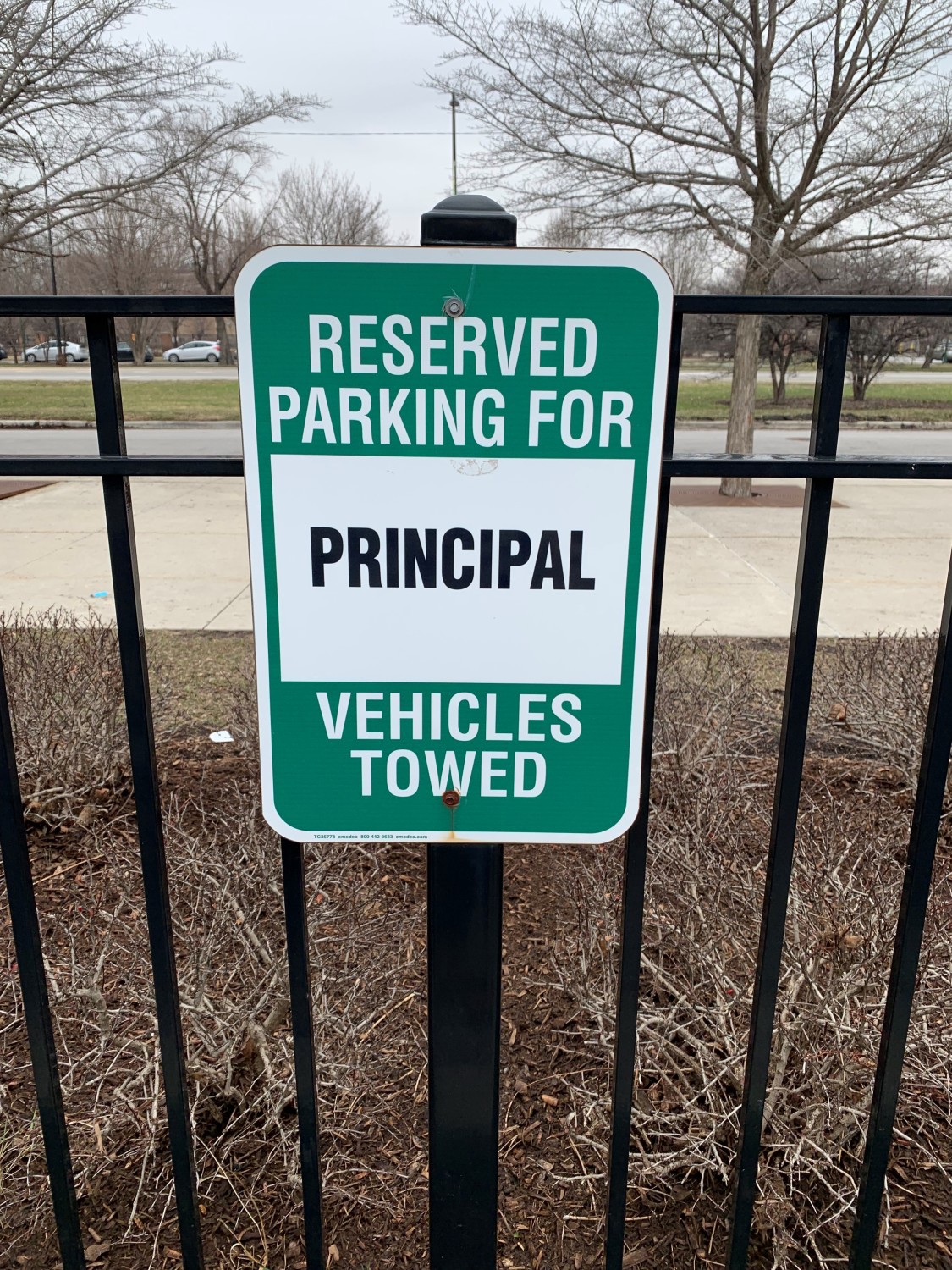 Principal Leuschel's Parking Spot | gwcp | Bid Now - � ...