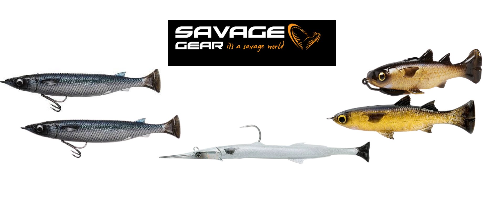 Savage Gear Saltwater Soft Plastic Swimbait Lure Package