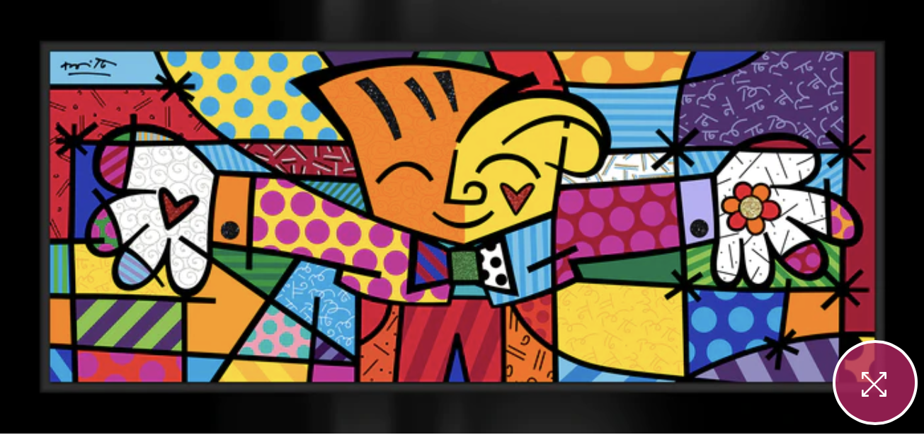 Romero Britto - Mixed Media