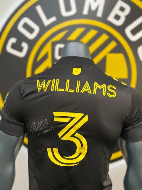 Josh Williams game-worn jersey, mlschampionjerseys