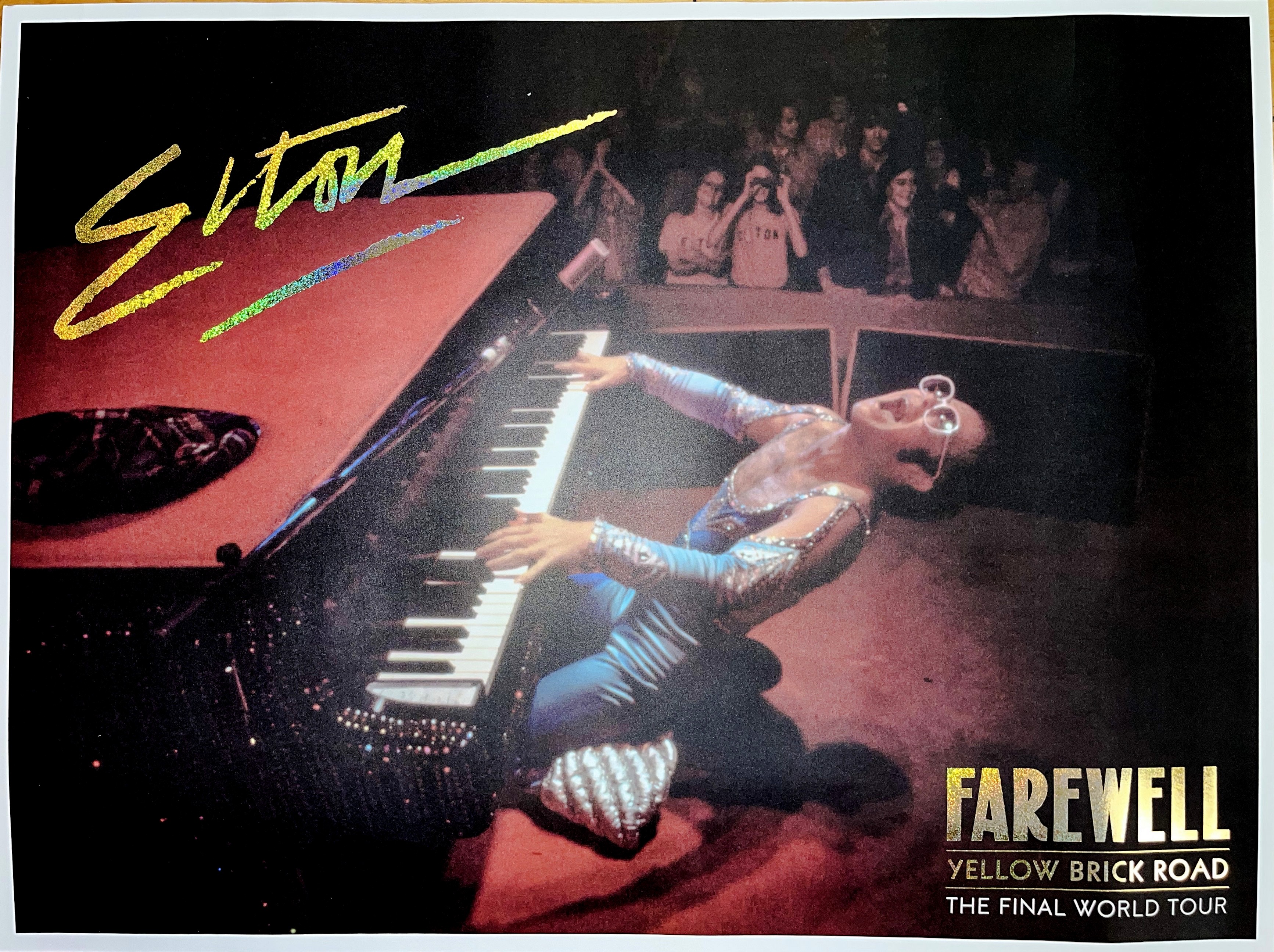 Elton John The Final Tour 2022 Farewell Yellow Brick Road Poster