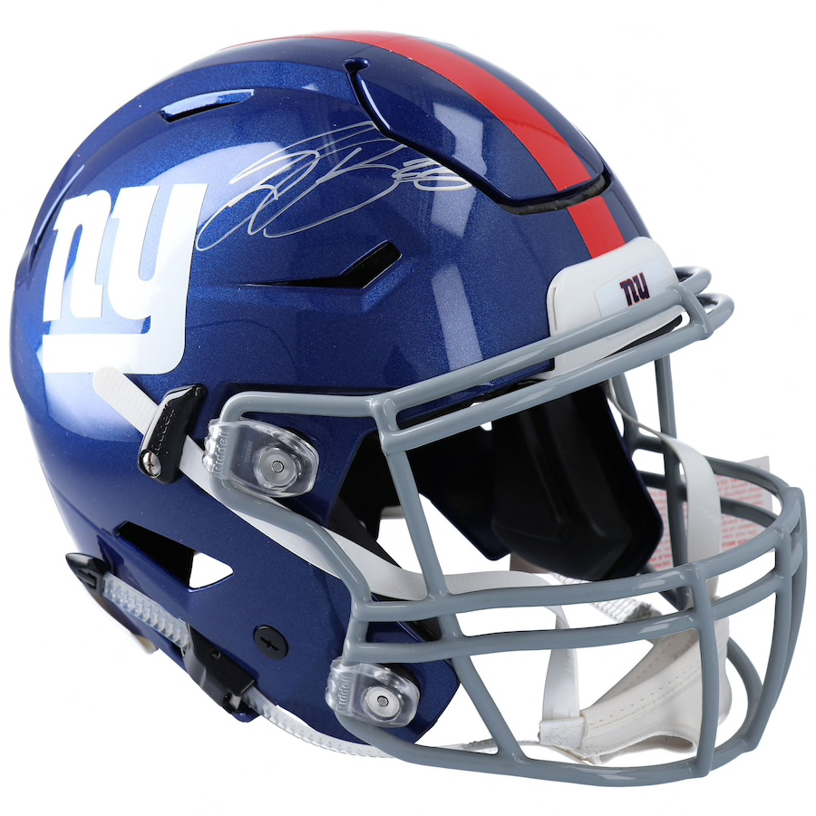 ny giants signed helmet