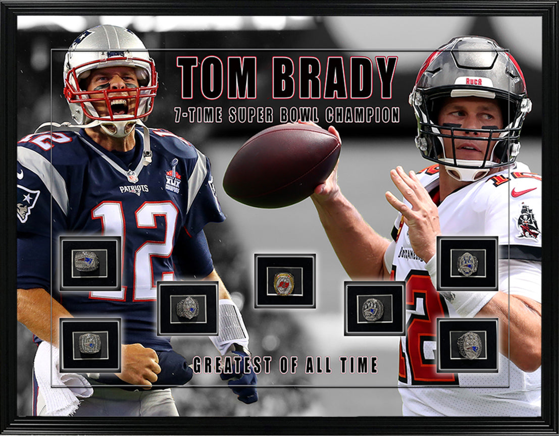 Tom Brady “7 Time Super Bowl Champion” Masterpie