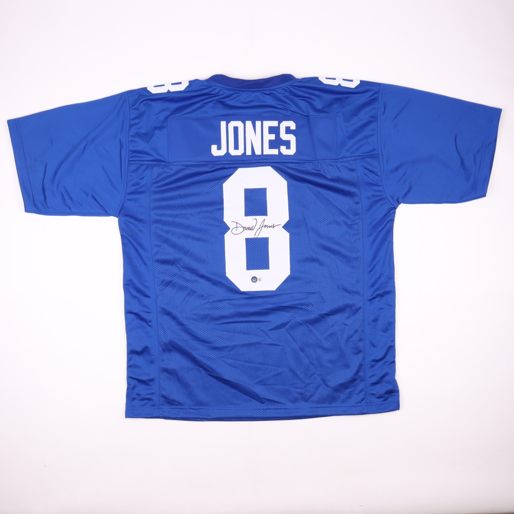 Daniel Jones hand signed NY Giants jersey