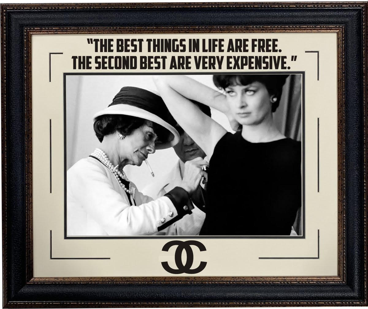Coco Chanel Gallery Photo with Quote, rmhholiday21