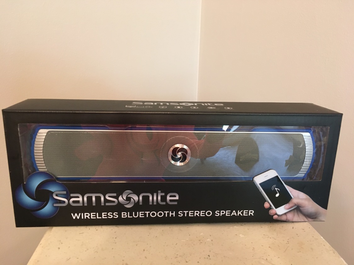 samsonite bluetooth speaker