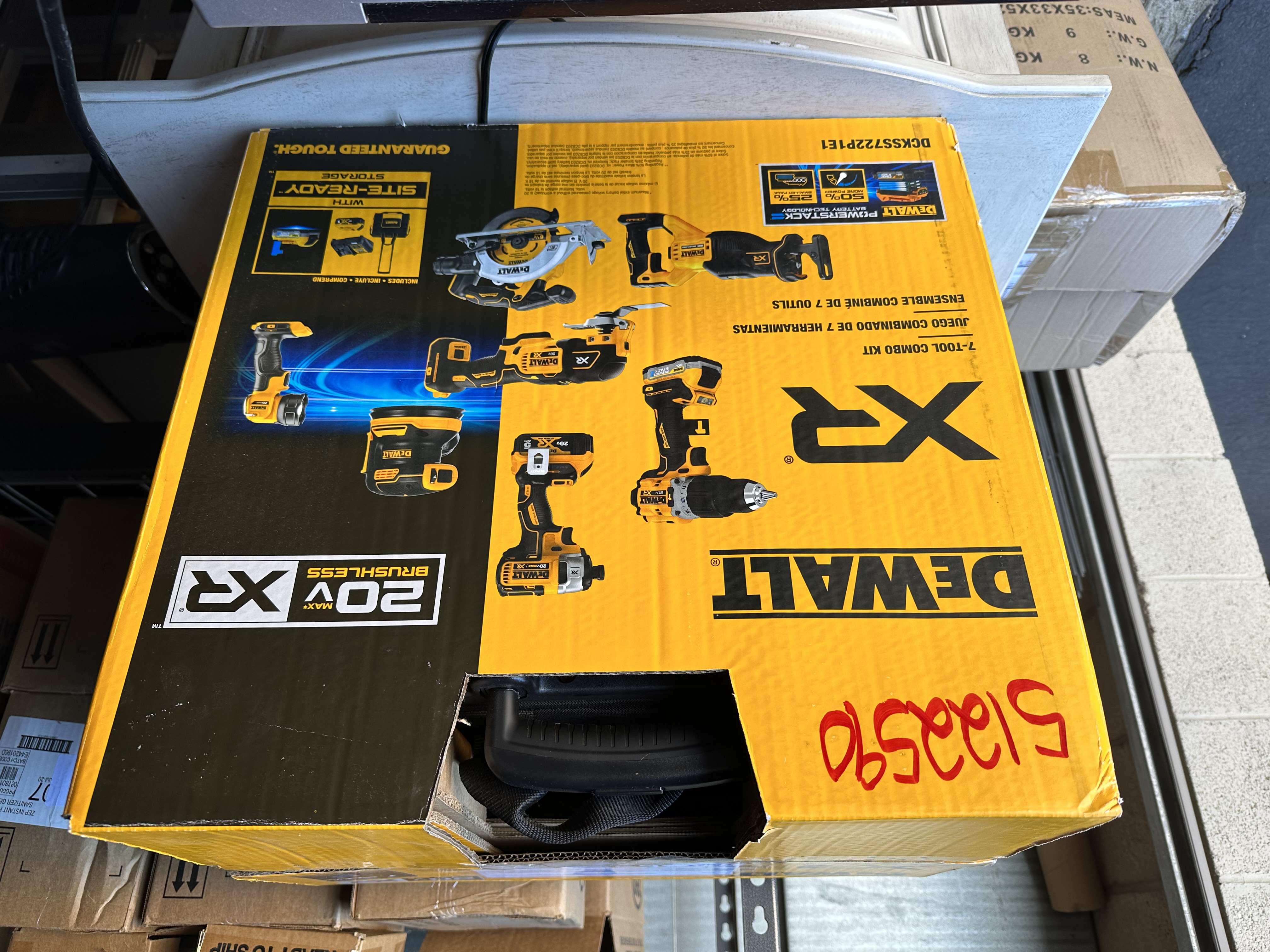 DeWalt 7 Tool Combo Kit stpatrickauction0 Bid Now