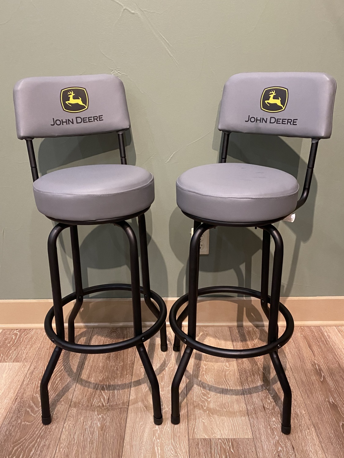 John deere bar stools best sale for sale