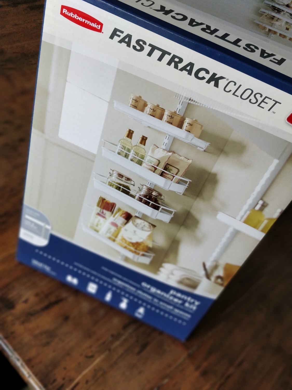 Rubbermaid Fasttrack Closet Pantry Organizer Kit Dandk Organizer