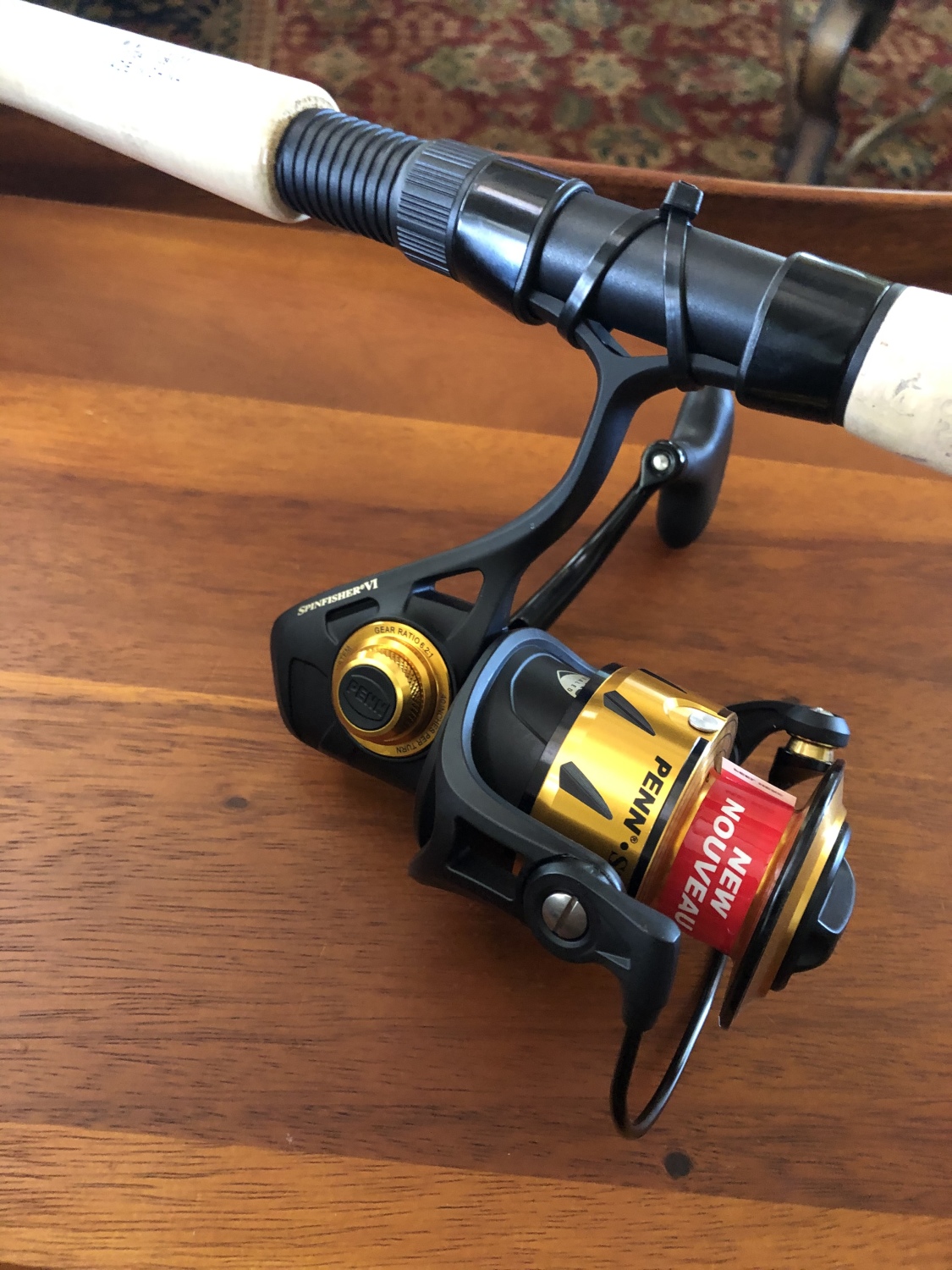 PENN SPINFISHER VI ROD & REEL COMBO, wildgameauction